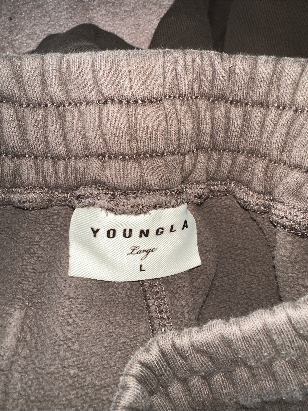 YoungLA Men’s Brown Sweatpants - Picture 5 of 6